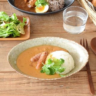 ナチュラルオーバルカレー皿＆パスタ皿5色セット 丸五加藤吾助商店のサムネイル画像 3枚目