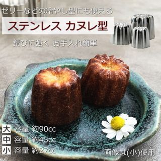 カヌレ型(小) ステンレス製の画像 3枚目