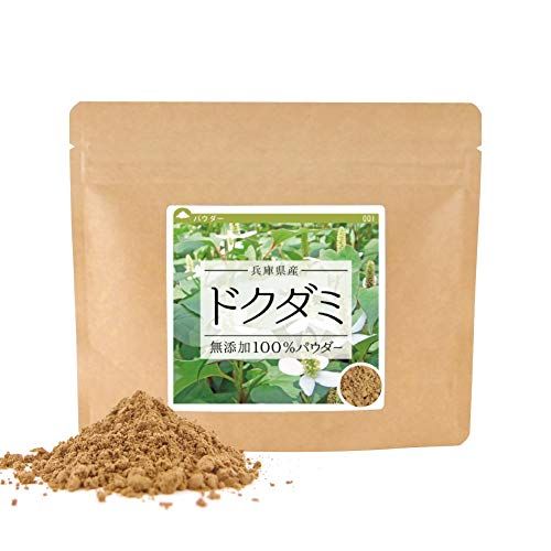 国産 無添加ドクダミ100％パウダー　100g 株式会社 健康・野草茶センターのサムネイル画像 1枚目