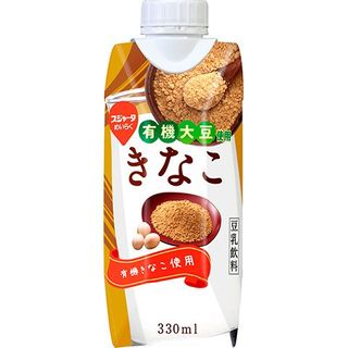 有機大豆使用 きなこ 豆乳飲料 330ml (12本入） スジャータめいらくのサムネイル画像 1枚目