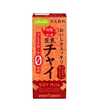 ソヤファーム おいしさスッキリ 知覧チャイ豆乳飲料（200ml）の画像