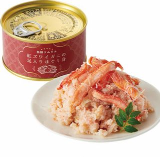 紅ズワイガニ脚肉入りほぐし身 缶詰ソムリエのサムネイル画像 1枚目