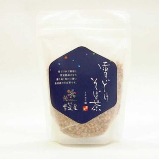 雪室貯蔵 魚沼産そば100%雪どけそば茶 80g イチカラ畑 のサムネイル画像 1枚目