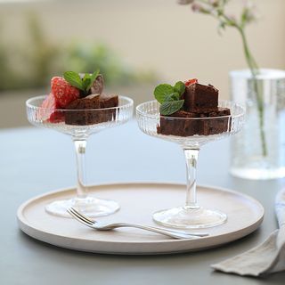 Ripple Champagne Saucers (リップル シャンパングラス) ferm LIVING(ファームリビング)のサムネイル画像