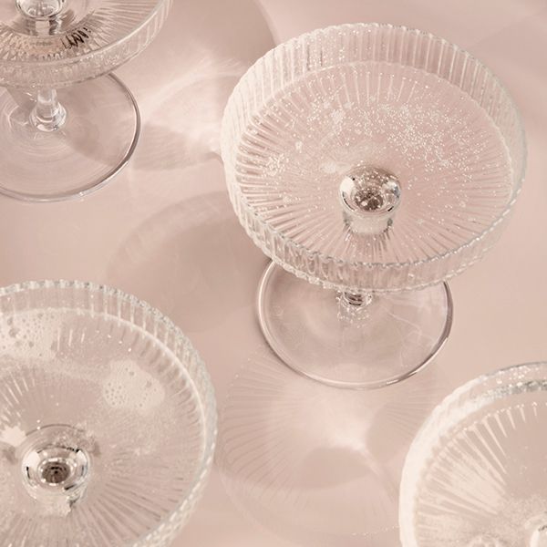 Ripple Champagne Saucers (リップル シャンパングラス) ferm LIVING(ファームリビング)のサムネイル画像 3枚目