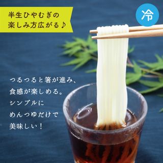 遠州手延べ麺 半生ひやむぎ 270g×4袋 有限会社　いなさの郷のサムネイル画像 2枚目