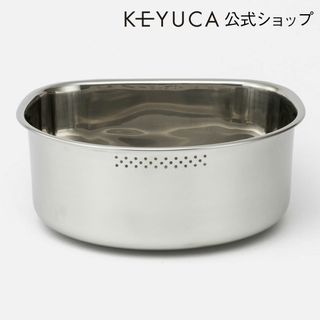 KEYUCA（ケユカ） ステンレス D型 洗い桶（ゴム足付き） KEYUCA（ケユカ）のサムネイル画像 1枚目