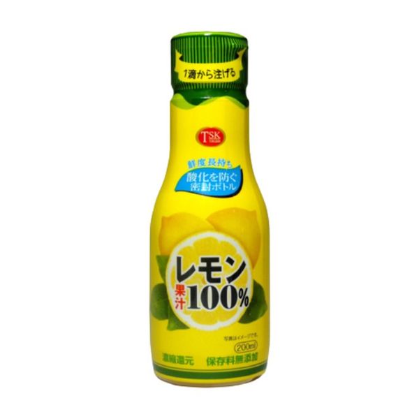 レモン果汁 100％ 　200ml×12本の画像