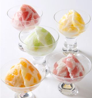 凍らせて食べる アイスデザート 国産フルーツ入り 15号 中島大祥堂のサムネイル画像 1枚目