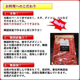 無添加 本格キムチの素500g 四賀赤とんぼのサムネイル画像 3枚目