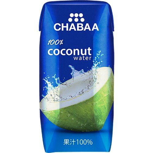 CHABAA　ココナッツウォーター　180ml×1ケース36本入りの画像