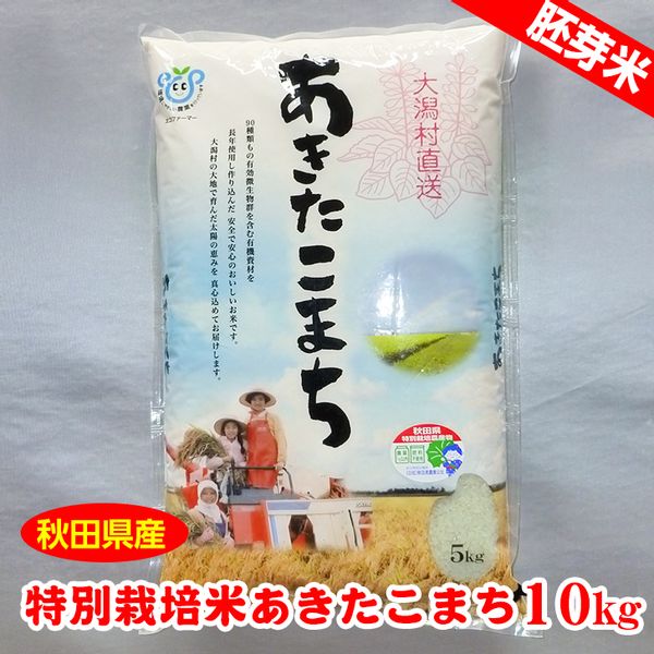 特別栽培米 あきたこまち 胚芽精米 10kgの画像