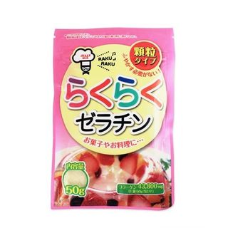 らくらくゼラチン 顆粒タイプ 50ｇ ジェリフのサムネイル画像 1枚目