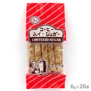 馬印コーヒーハイシュガー スティックタイプ 6g×20本 中日本氷糖株式会社のサムネイル画像 1枚目