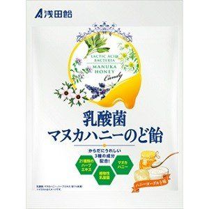 乳酸菌マヌカハニーのど飴　60g×4個 株式会社浅田飴のサムネイル画像