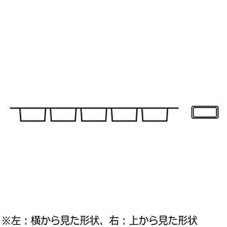 フレキシブルモルド ミニフィナンシェ20ヶ取 SF02549の画像 2枚目