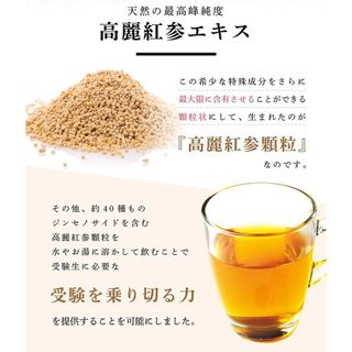 528高麗紅参茶 受験王100の画像 3枚目