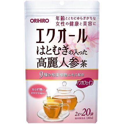 はとむぎの入った高麗人参茶 オリヒロのサムネイル画像 1枚目