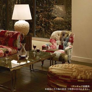 ANNE CHAIR VELVET PATCHWORK BOHEM(アンチェア　ベルベットパッチワークボヘム） HALOのサムネイル画像 1枚目