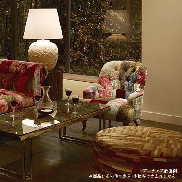 ANNE CHAIR VELVET PATCHWORK BOHEM(アンチェア　ベルベットパッチワークボヘム）の画像