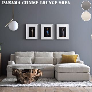 FREE WEAVE SOFA PANAMA CHAISE LOUNGE SOFA(フリーウェーブソファパナマシェーズロングソファ)の画像 1枚目