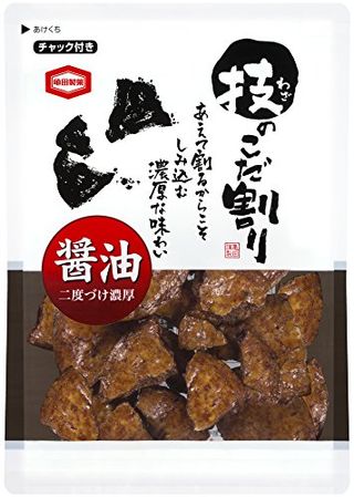 技のこだ割り 醤油せん 亀田製菓のサムネイル画像 3枚目