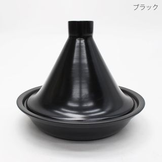 maebata スタイルナビ フッ素加工タジン鍋 （大） ブラック/レッド 前畑株式会社のサムネイル画像 3枚目