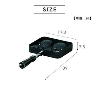 たい焼きメーカー TY19-37BKの画像 1枚目