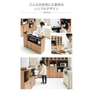 Keittio　北欧キッチンシリーズ　キッチンカウンター JKプランのサムネイル画像 3枚目