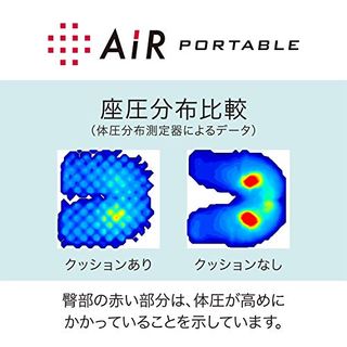 エアー ポータブル クッション  西川のサムネイル画像 3枚目