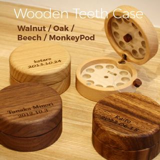 Ricod Wooden Teeth Case 株式会社Kuramoku （クラモク）のサムネイル画像 1枚目