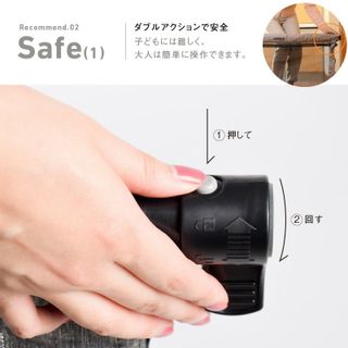 UP & DOWN　つっぱり式 メッシュタイプベビーゲート DENBY （デンビー）のサムネイル画像 4枚目