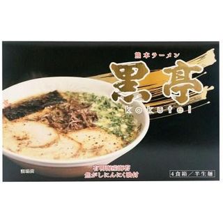 とんこつラーメン 4食箱 黒亭のサムネイル画像