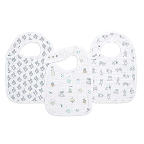 3-pack classic snap bibs aden+anaisのサムネイル画像 1枚目