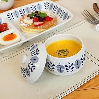 Flower＆May 北欧風 リーフ どんぐり蓋付きカップ  寿山陶苑株式会社のサムネイル画像 3枚目