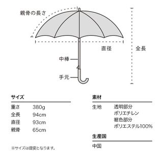 ビニール傘 plantica×Wpc. フラワーアンブレラプラスティック　レッドの画像 3枚目