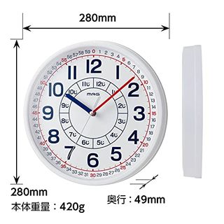 知育時計　よ～める　W-736　WH-Z ノア精密のサムネイル画像 3枚目