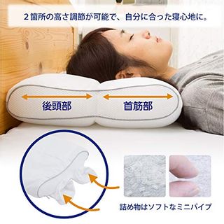 医師がすすめる健康枕 もっと肩楽寝（高め） 西川株式会社のサムネイル画像 3枚目