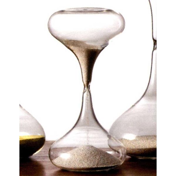 ガラス製スナ式時計ラッパ型 3分計 廣田硝子のサムネイル画像 3枚目