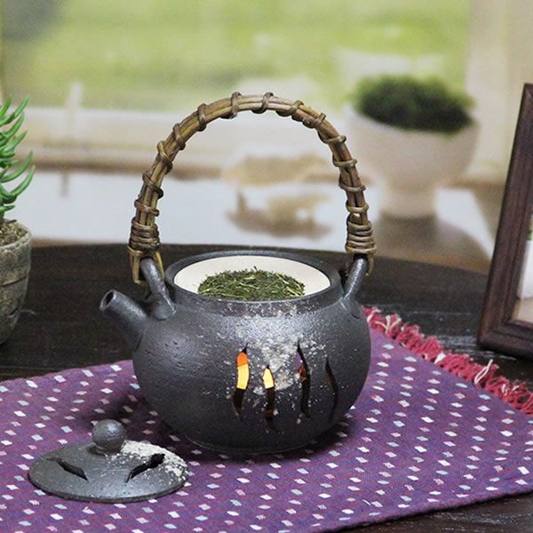 信楽焼き土瓶型茶香炉 ty-0003の画像
