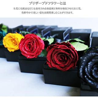 Diamond Rose(ダイヤモンドローズ) 2020 プリザーブドフラワー 一輪の薔薇 マンダリンオレンジ Makefuture(メイクフューチャー)のサムネイル画像 4枚目