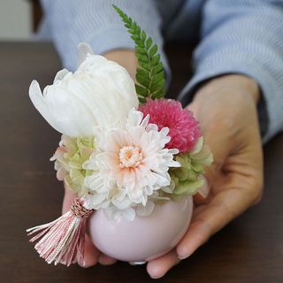 お供え花　花鞠　P00292 THANKS BOUQUET(サンクスブーケ)のサムネイル画像 4枚目