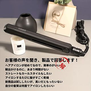 2Wayストレートヘアアイロン　プロ仕様チタニウムプレート25mm　海外対応の画像 2枚目