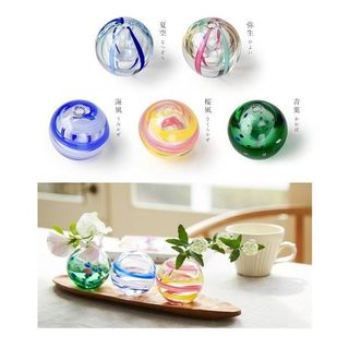 津軽びいどろ 彩手鞠 弥生の画像 2枚目