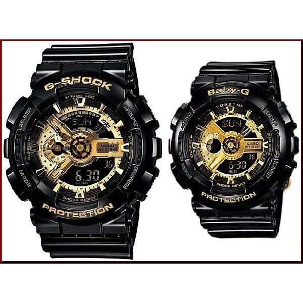 G-SHOCK×Baby-G　ペアウォッチ　 GA-110GB-1A BA-110-1Aの画像