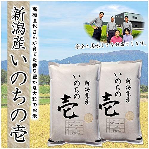 新潟県産 高橋さんの「いのちの壱」 白米 5kg 令和２年産 今議商店のサムネイル画像 2枚目