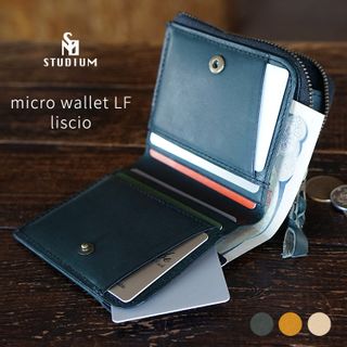 [STUDIUM（ストゥディウム）　 Lファスナーオールインワンミニ財布 両面タッチ決済の画像 1枚目