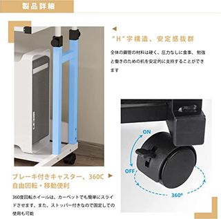 昇降式小型 テレワークデスクの画像 3枚目