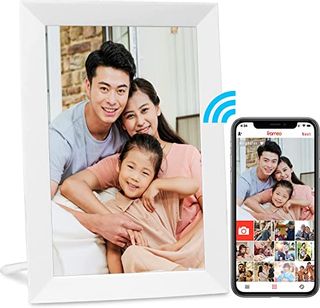 デジタルフォトフレーム WiFi対応 10.1インチ 16GB内蔵 1280*800解像度 タッチパネル AEEZOのサムネイル画像 1枚目