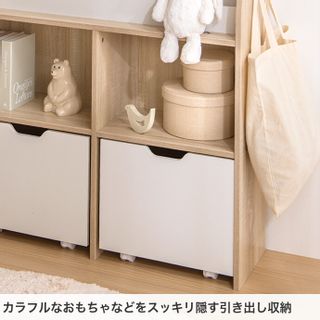 Pila（ピラ）おもちゃ収納 ナチュラル／ホワイト 152004 家具350のサムネイル画像 3枚目